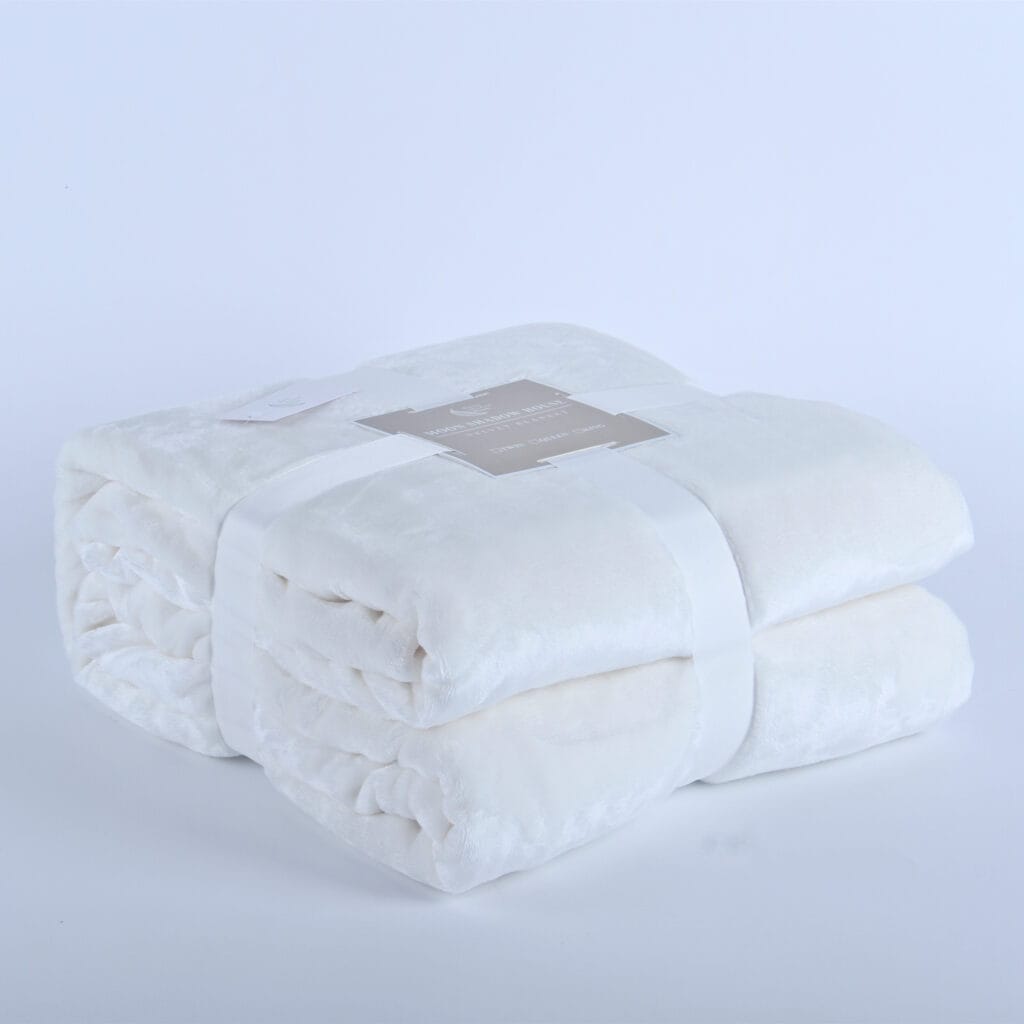 soft flannel single layer throw multi purpose blanket for bed, sofa, travel